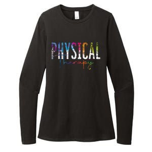 Physical Therapist PT Exercise Colorful Physical Therapy Womens CVC Long Sleeve Shirt