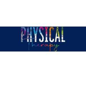 Physical Therapist PT Exercise Colorful Physical Therapy Bumper Sticker