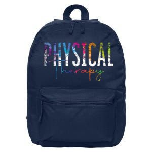 Physical Therapist PT Exercise Colorful Physical Therapy 16 in Basic Backpack