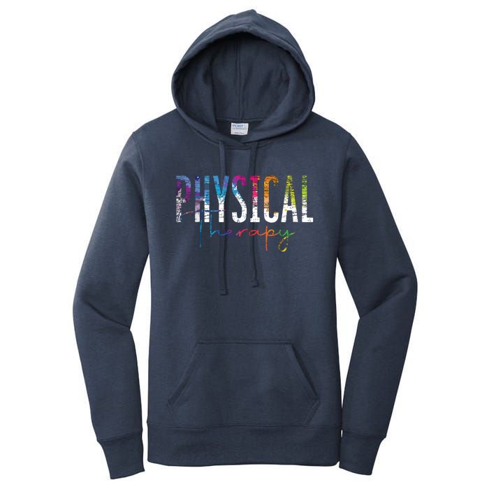 Physical Therapist PT Exercise Colorful Physical Therapy Women's Pullover Hoodie