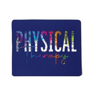 Physical Therapist PT Exercise Colorful Physical Therapy Mousepad