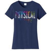 Physical Therapist PT Exercise Colorful Physical Therapy Women's T-Shirt