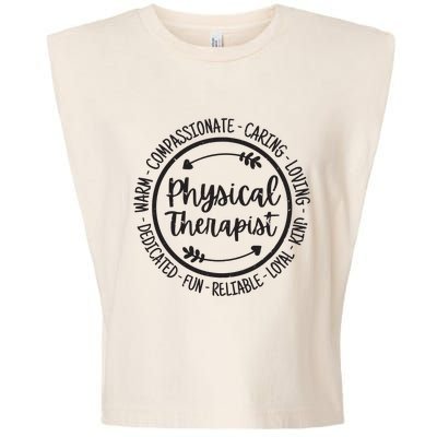 Physical Therapist PT Physical Therapy Physiotherapy Vintage Garment-Dyed Women's Muscle Tee