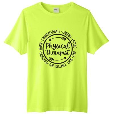 Physical Therapist PT Physical Therapy Physiotherapy Vintage Tall Fusion ChromaSoft Performance T-Shirt