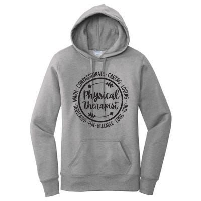 Physical Therapist PT Physical Therapy Physiotherapy Vintage Women's Pullover Hoodie