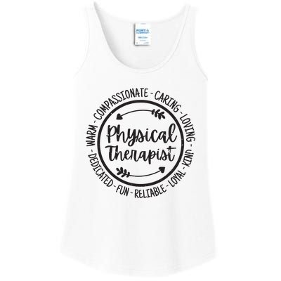 Physical Therapist PT Physical Therapy Physiotherapy Vintage Ladies Essential Tank