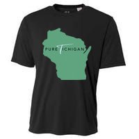 Pure Tichigan Cooling Performance Crew T-Shirt