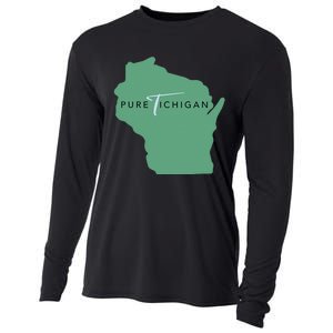 Pure Tichigan Cooling Performance Long Sleeve Crew