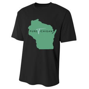 Pure Tichigan Performance Sprint T-Shirt