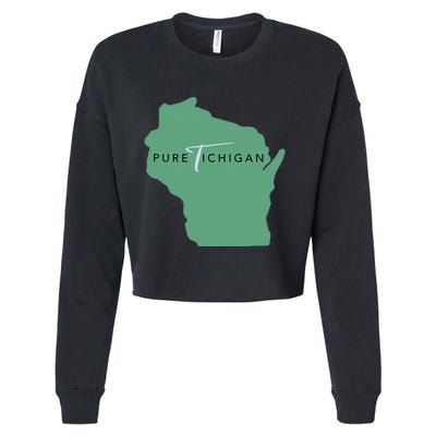 Pure Tichigan Cropped Pullover Crew