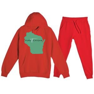 Pure Tichigan Premium Hooded Sweatsuit Set