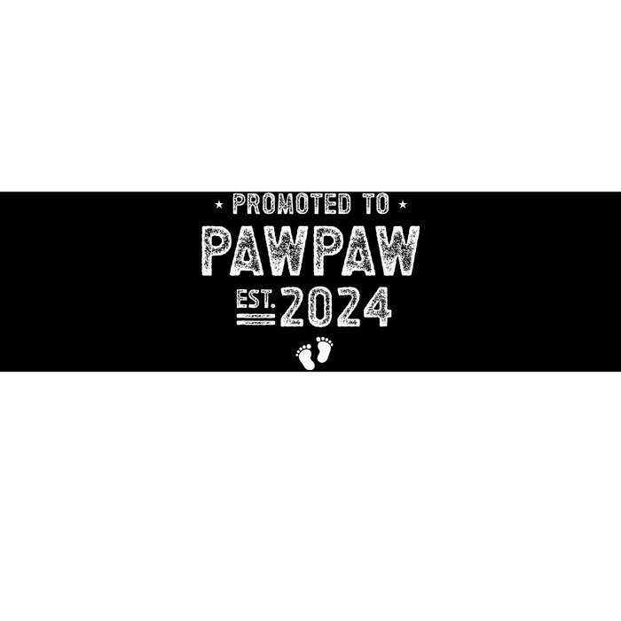 Promoted To Pawpaw 2024 Soon To Be Pawpaw Bumper Sticker