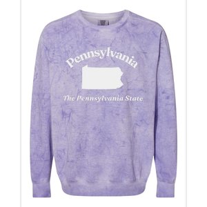 Pennsylvania The Pennsylvania State Colorblast Crewneck Sweatshirt