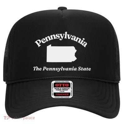 Pennsylvania The Pennsylvania State High Crown Mesh Back Trucker Hat