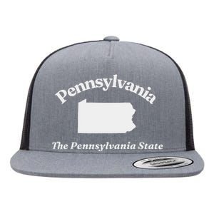 Pennsylvania The Pennsylvania State Flat Bill Trucker Hat