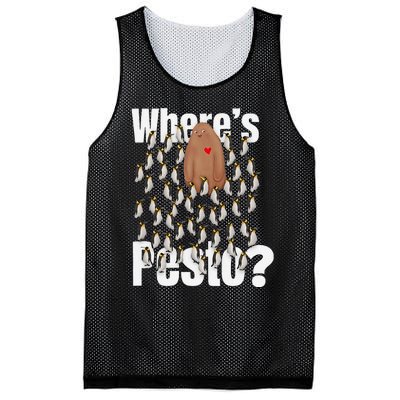 Pesto The Penguin More To Love Cute Animal Lovers Mesh Reversible Basketball Jersey Tank