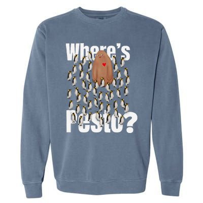 Pesto The Penguin More To Love Cute Animal Lovers Garment-Dyed Sweatshirt