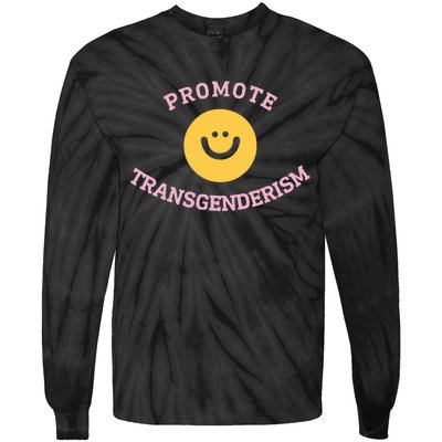 Promote Transgenderism Tie-Dye Long Sleeve Shirt