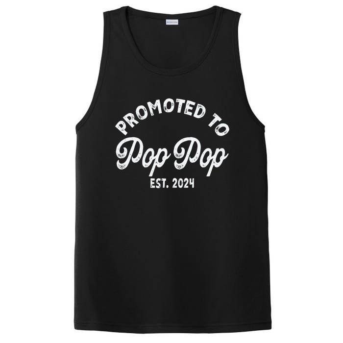 Promoted To Pop Pops New Grandpa Pop Established 2023 Gender Reveal PosiCharge Competitor Tank