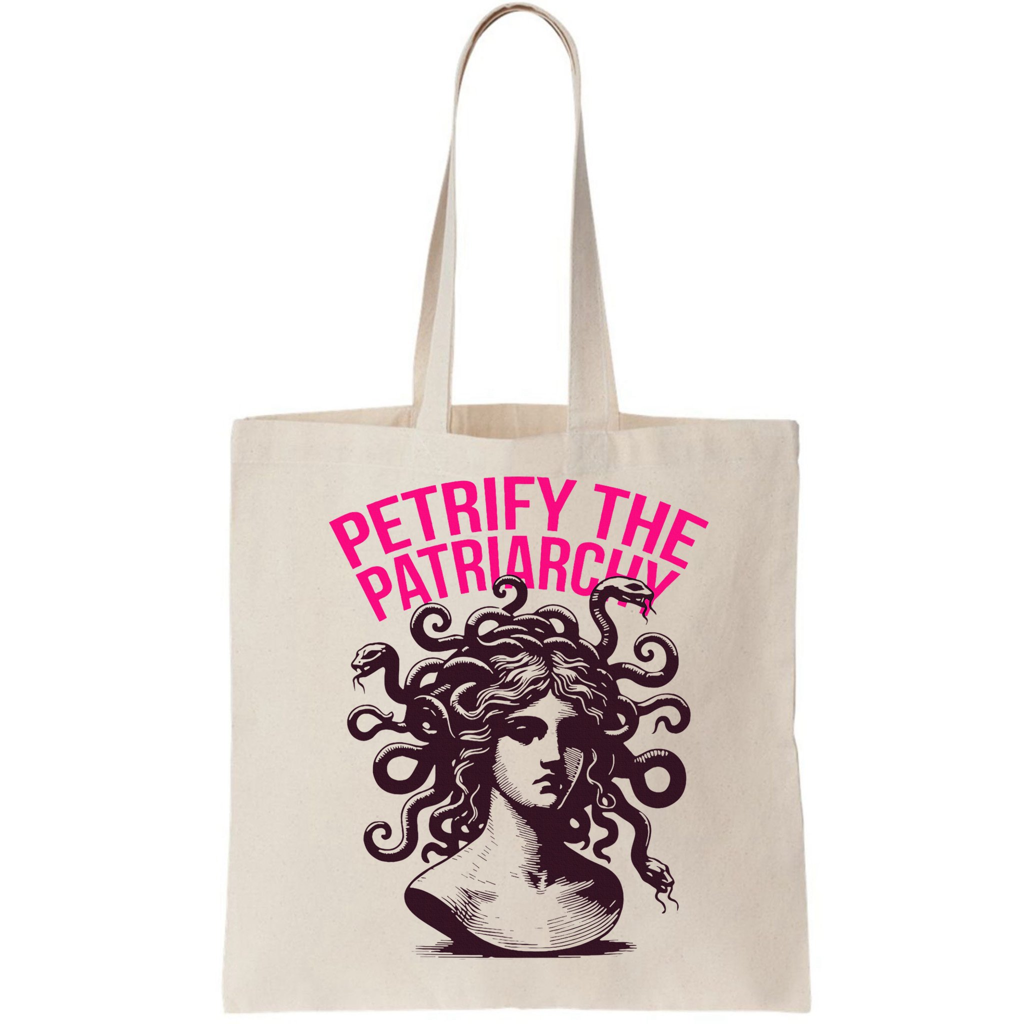 Petrify The Patriarchy Medusa Greek Mythology. Bag