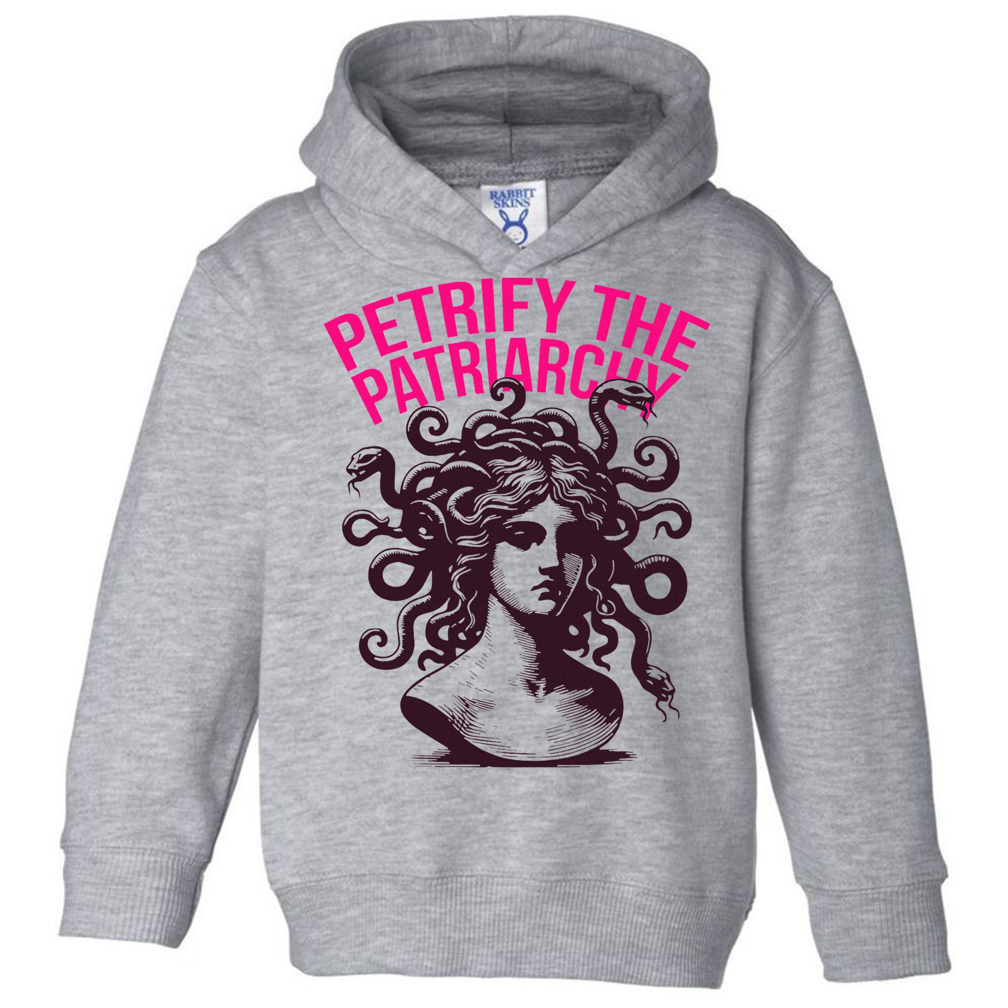 Petrify The Patriarchy Medusa Greek Mythology. Toddler Hoodie