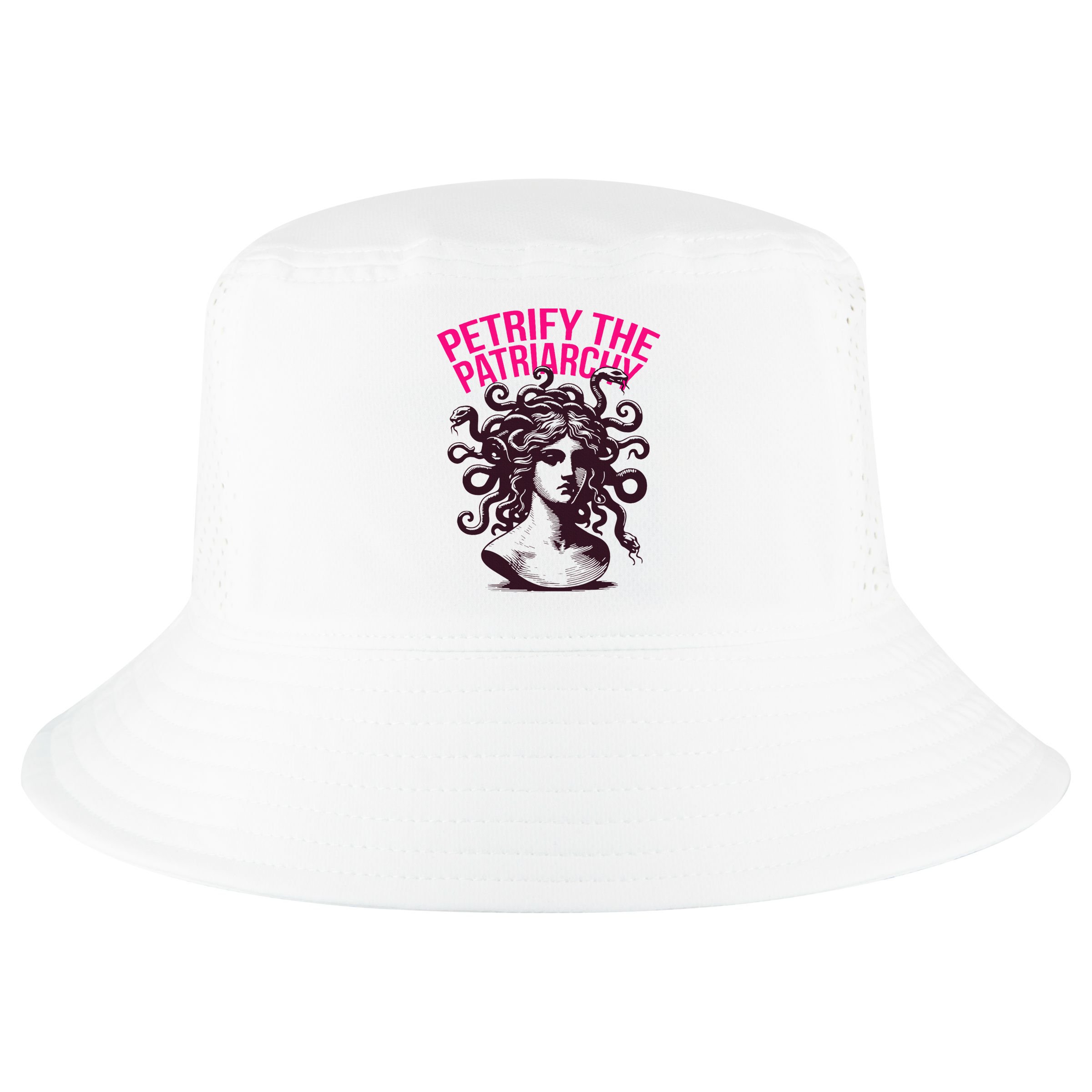 Petrify The Patriarchy Medusa Greek Mythology. Cool Comfort Performance Bucket Hat