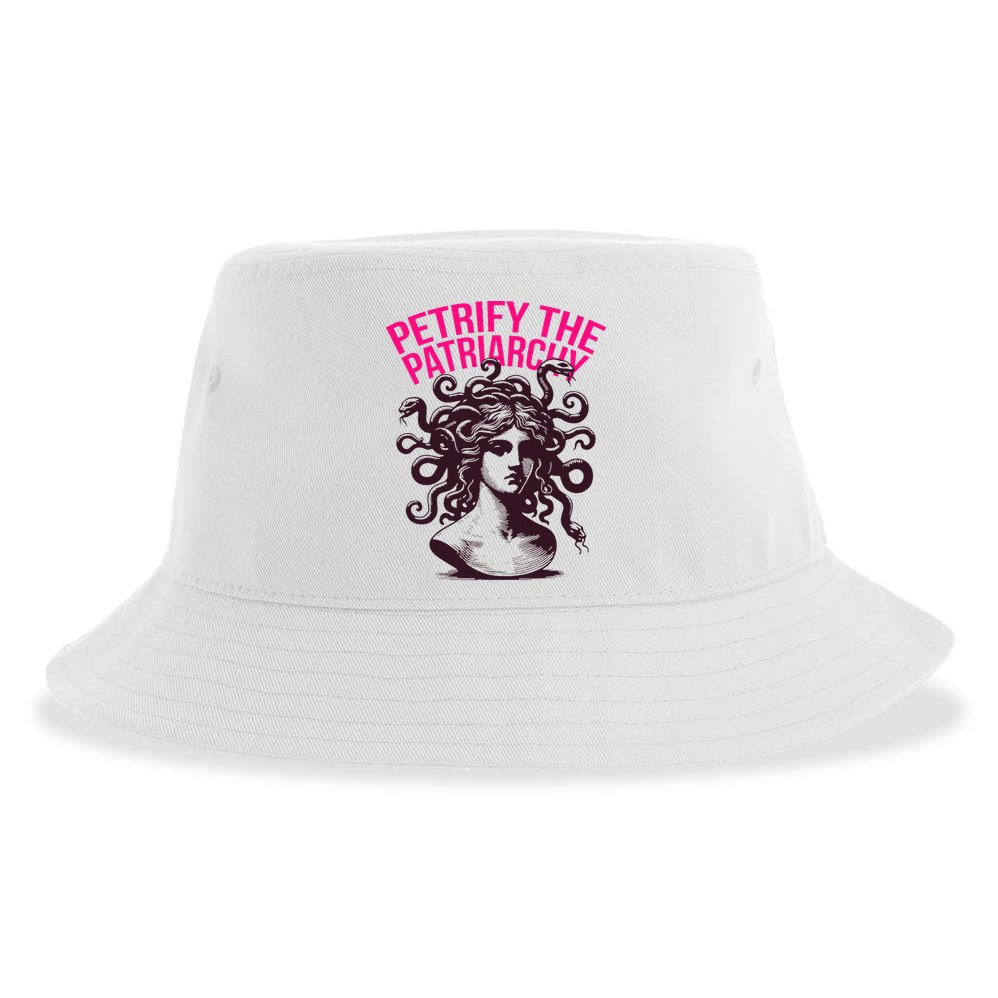 Petrify The Patriarchy Medusa Greek Mythology. Sustainable Bucket Hat