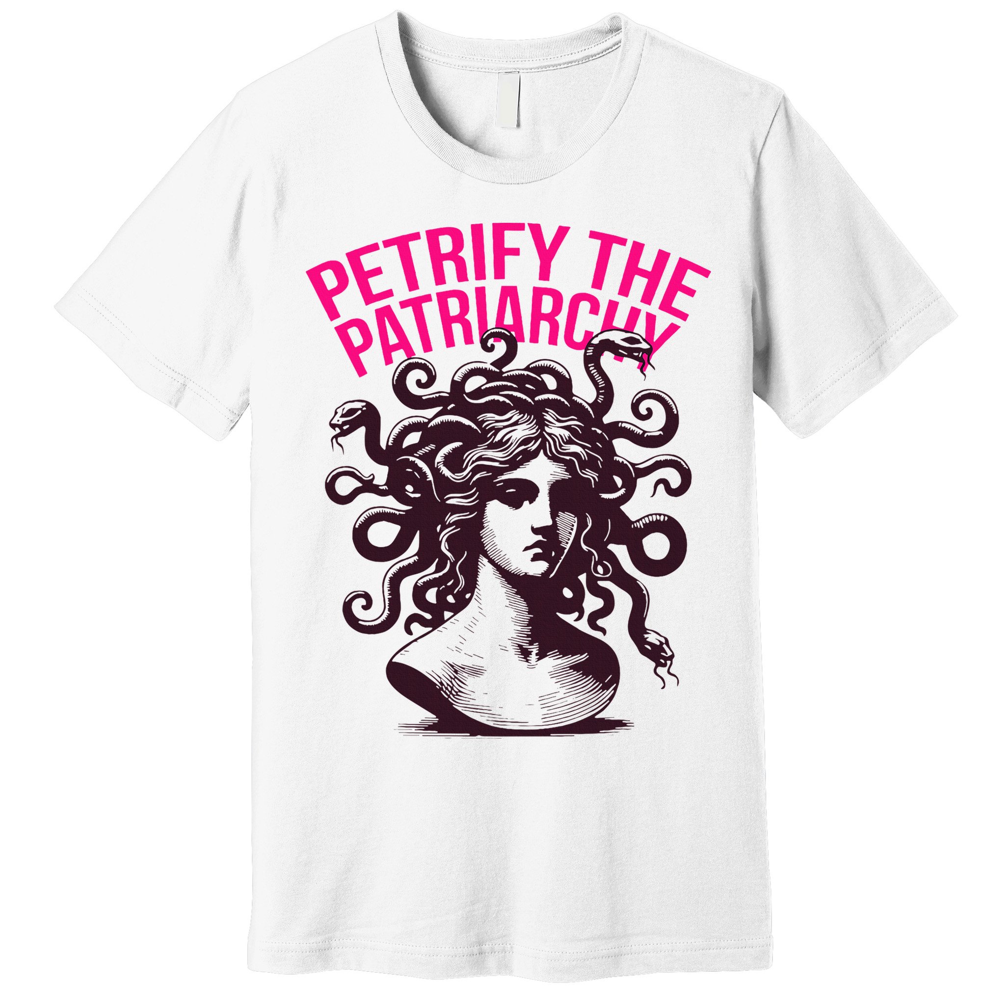 Petrify The Patriarchy Medusa Greek Mythology. Premium T-Shirt