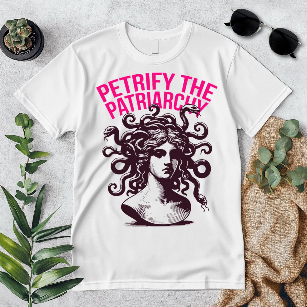 Petrify The Patriarchy Medusa Greek Mythology. Premium T-Shirt