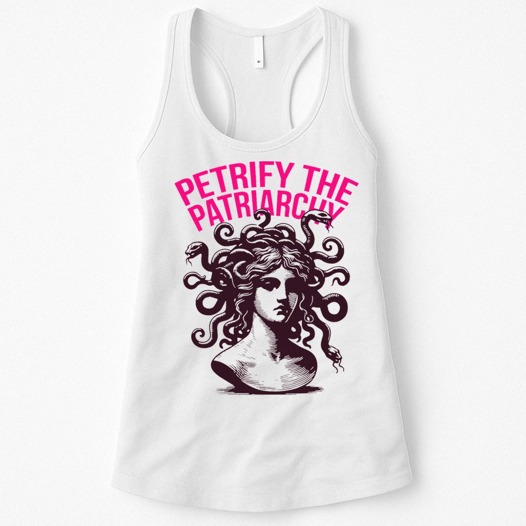 Petrify The Patriarchy Medusa Greek Mythology. Womens Tank Top