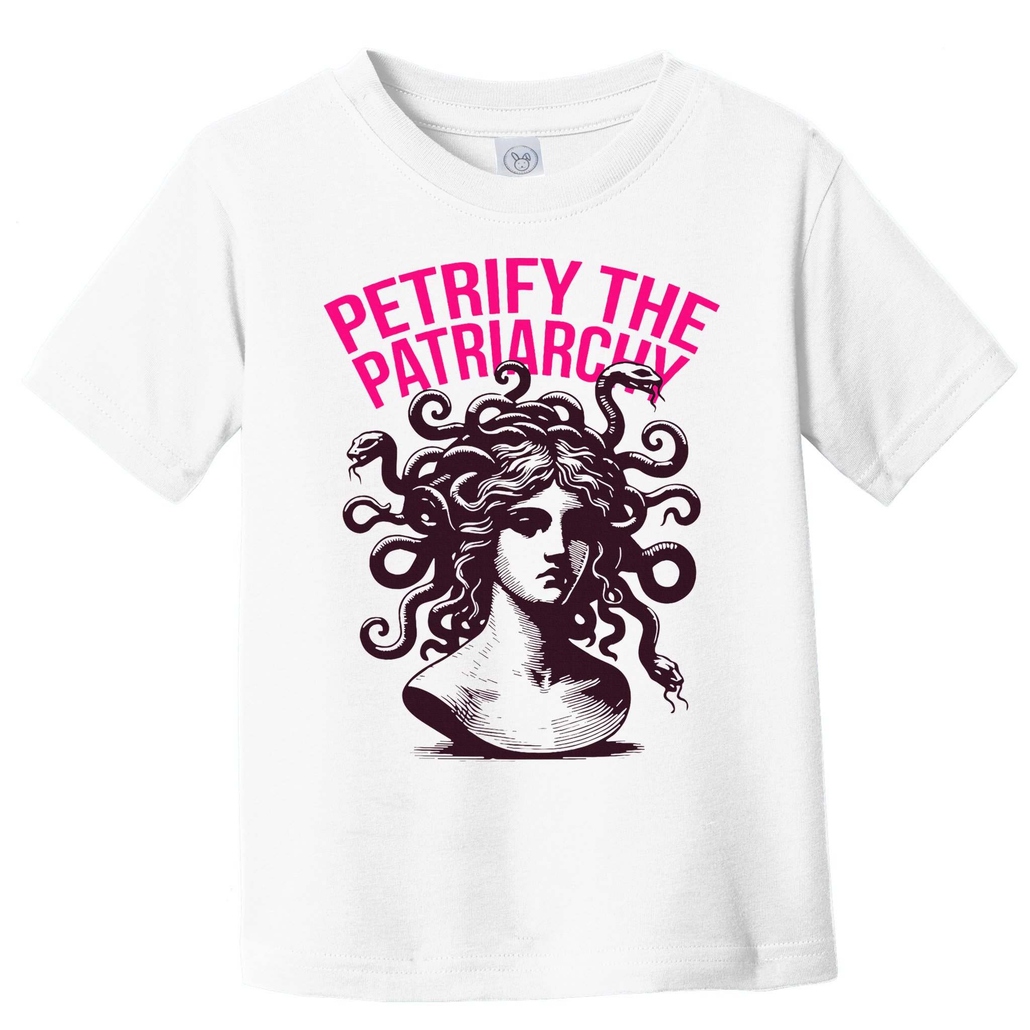 Petrify The Patriarchy Medusa Greek Mythology. Toddler T-Shirt