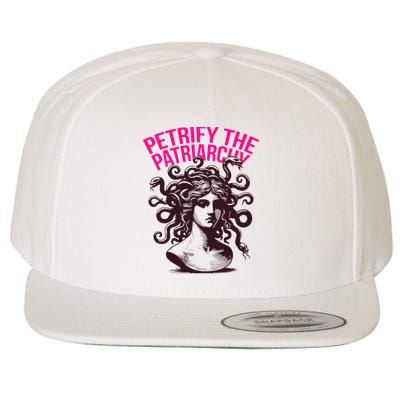 Petrify The Patriarchy Medusa Greek Mythology. Wool Snapback Cap