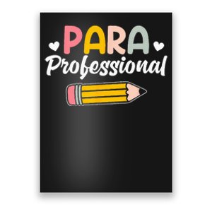 Para Teacher Paraprofessional Paraprofessional Poster