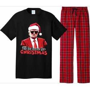 President Trump Pajamas ILl Be Home Christmas For Women Pajama Set