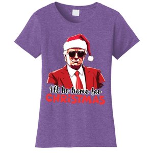 President Trump Pajamas ILl Be Home Christmas For Women Women's T-Shirt