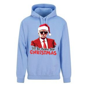 President Trump Pajamas ILl Be Home Christmas For Women Unisex Surf Hoodie