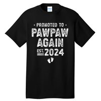 Promoted to Pawpaw Again 2024 Soon To Be Pawpaw Tall T-Shirt