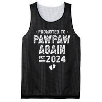 Promoted to Pawpaw Again 2024 Soon To Be Pawpaw Mesh Reversible Basketball Jersey Tank