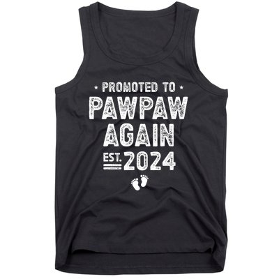 Promoted to Pawpaw Again 2024 Soon To Be Pawpaw Tank Top