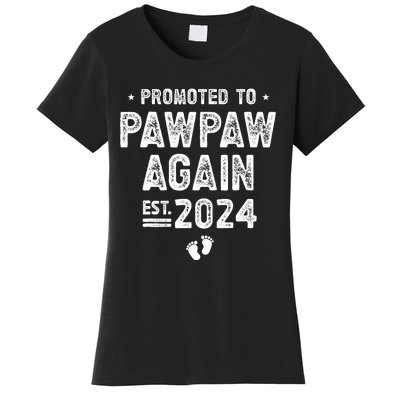 Promoted to Pawpaw Again 2024 Soon To Be Pawpaw Women's T-Shirt