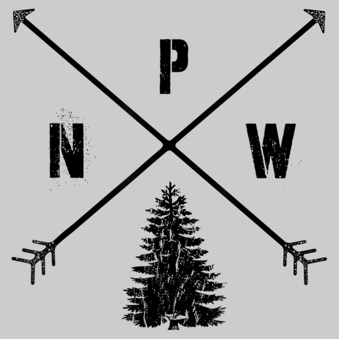Pine Tree Pacific Northwest PNW Arrows Tie-Dye T-Shirt