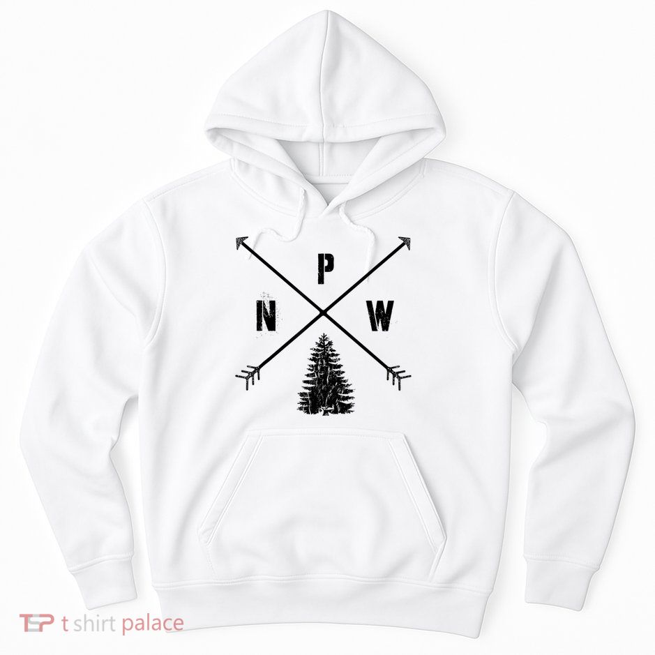 Pine Tree Pacific Northwest PNW Arrows Hoodie
