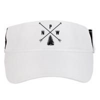 Pine Tree Pacific Northwest PNW Arrows Adult Drive Performance Visor