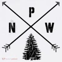 Pine Tree Pacific Northwest PNW Arrows 11oz C Handle Ceramic Mug
