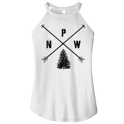 Pine Tree Pacific Northwest PNW Arrows Women's Perfect Tri Rocker Tank