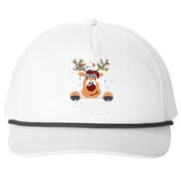 Preschool Team Plaid Reindeer Santa Hat Teacher Christmas Snapback Five-Panel Rope Hat