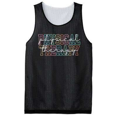 Physical Therapy Physical Therapist Pt Gift Pt Mesh Reversible Basketball Jersey Tank