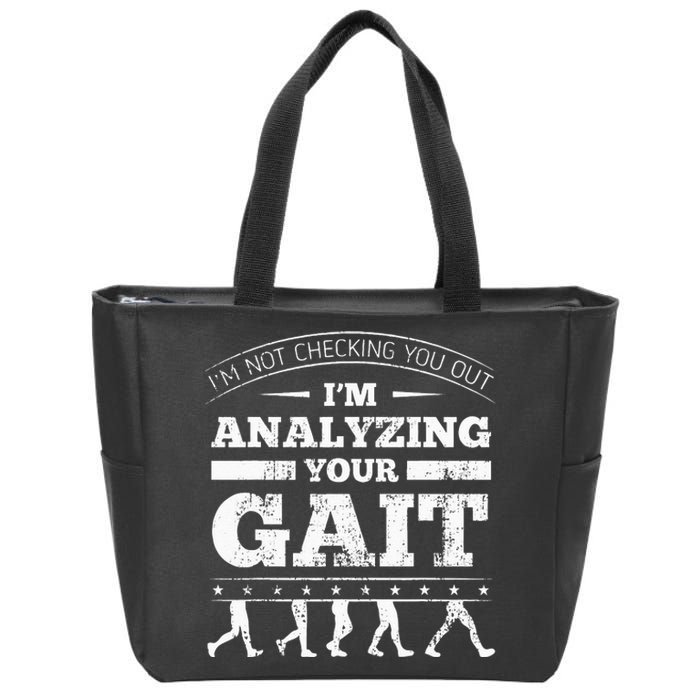 Physical Therapist Physiotherapy Orthopedists Gait Therapy Zip Tote Bag