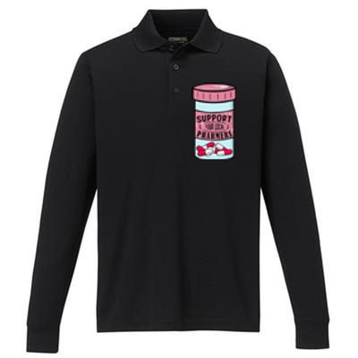 Pharmacy Technician Pharmacy Tech Cpht Performance Long Sleeve Polo