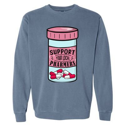 Pharmacy Technician Pharmacy Tech Cpht Garment-Dyed Sweatshirt